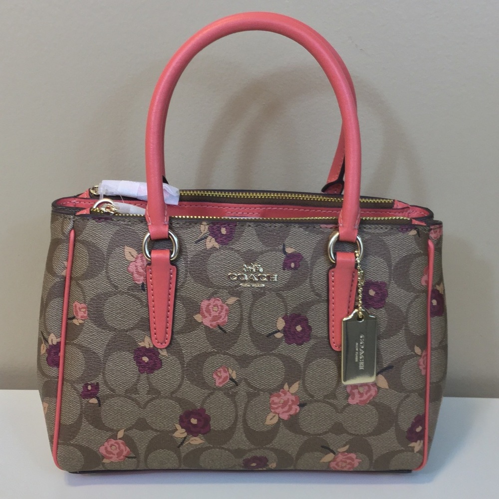 NWT💚Spectacular Peach Coach Bag w/Crossbody💚